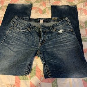 Women’s Silver Suki straight leg jeans